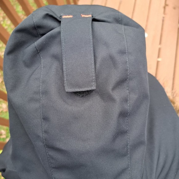 Timberland Hooded Parka Mens LXL/TG Fleece Lined Faux Hood Zip Jacket Coat Black - Picture 9 of 15